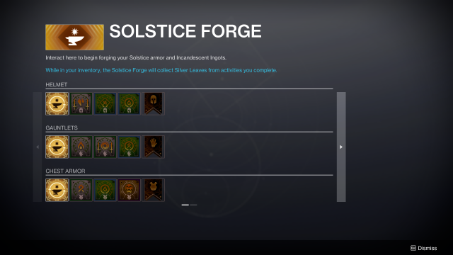 Primes de la Forge du Solstice