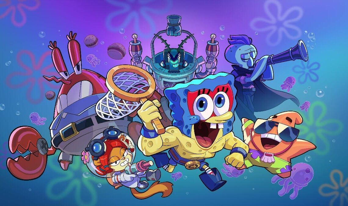 An image of several SpongeBob characters in Brawl Stars.