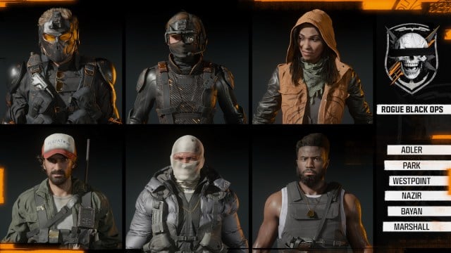 Faction des voleurs de BO6 Black Ops