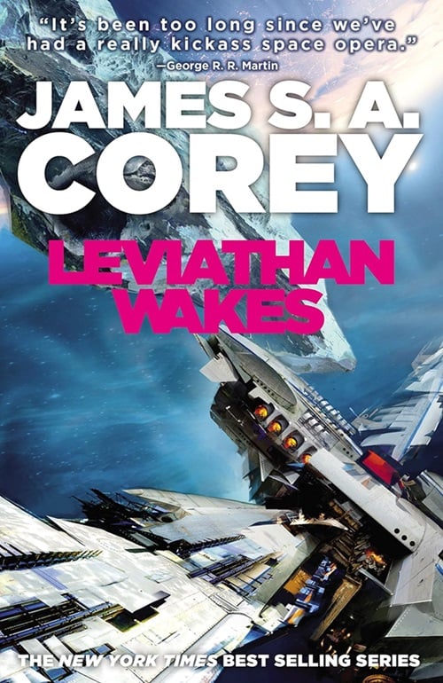 Couverture du livre Leviathan Wakes de la série The Expanse par Jam,es SA Corey