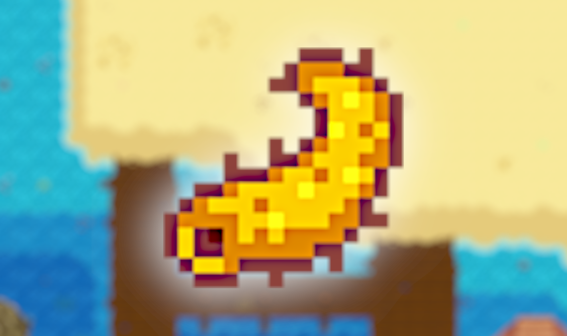 Sea Cucumber in Stardew Valley