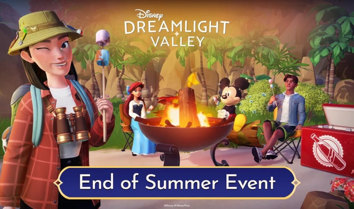 End of Summer event artwork in Disney Dreamlight Valley