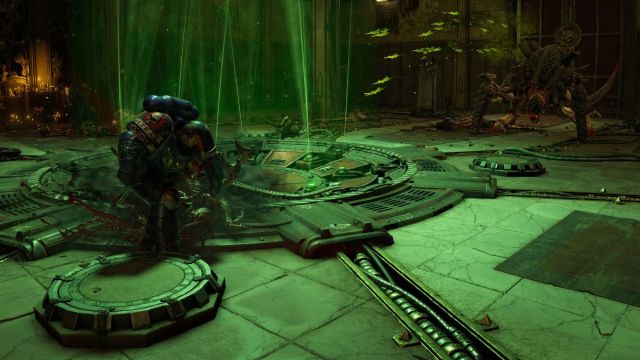 tir de carnifex dans warhammer 40k space marine 2