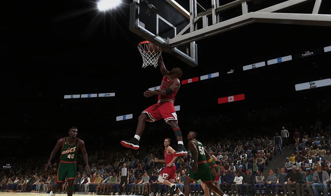 Comment faire un dunk et s'accrocher au panier sur NBA 2K25