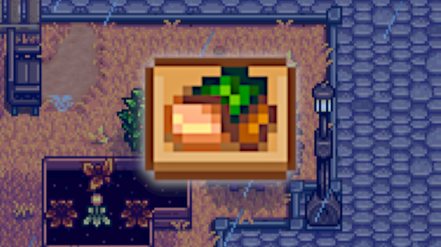 Dîner de saumon à Stardew Valley