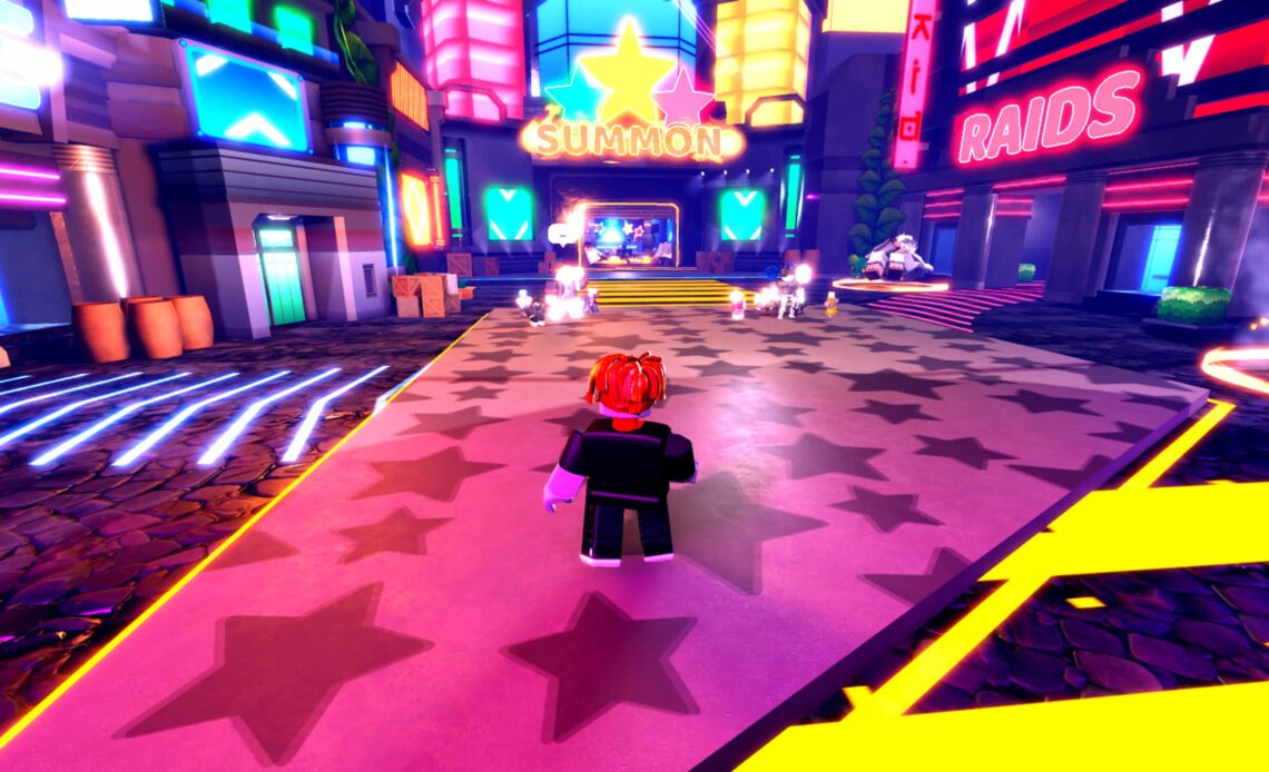 A screenshot of lobby area in Multiverse Tower Defense.