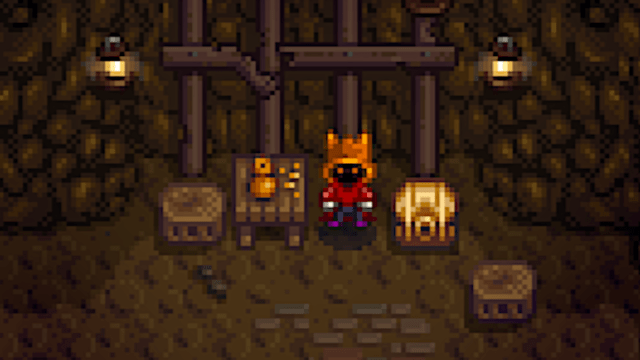 Le nain dans les mines de Stardew Valley