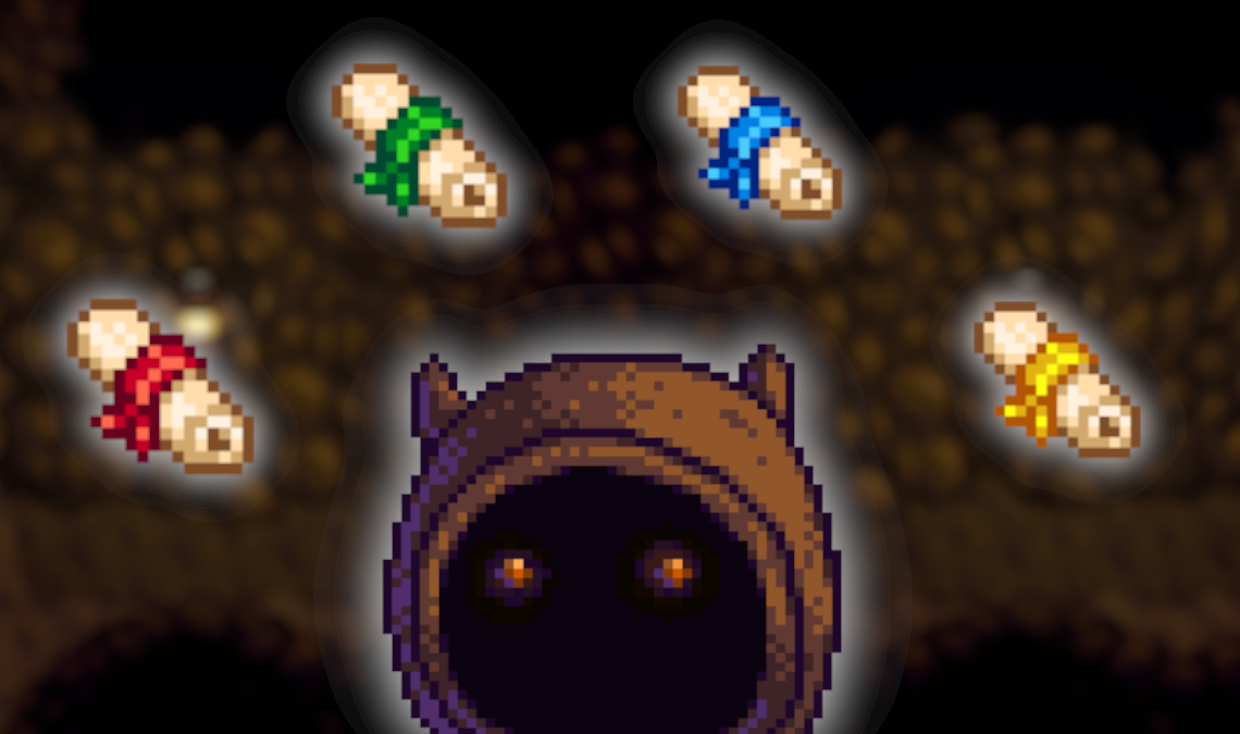 Dwarf Scrolls in Stardew Valley