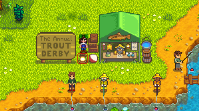 Le Trout Derby aura lieu les étés 21 et 22 à Stardew Valley