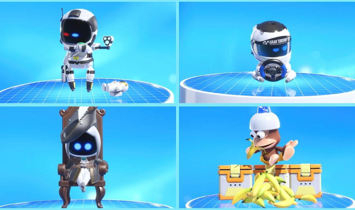 Astro's Playroom characters in Astro Bot