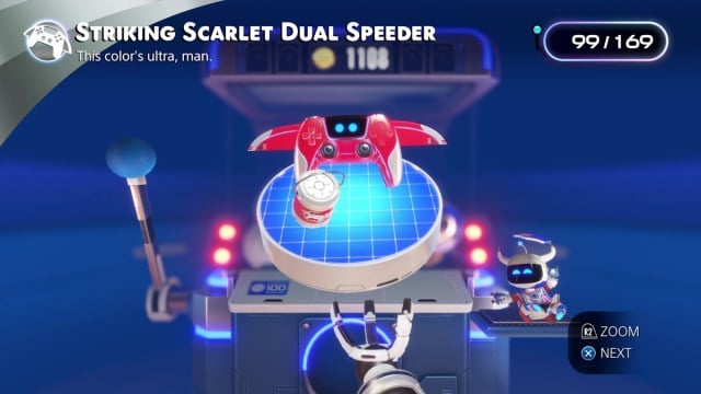 Déverrouillage du garage Astro Bot Dual Speeder - Skin déverrouillé