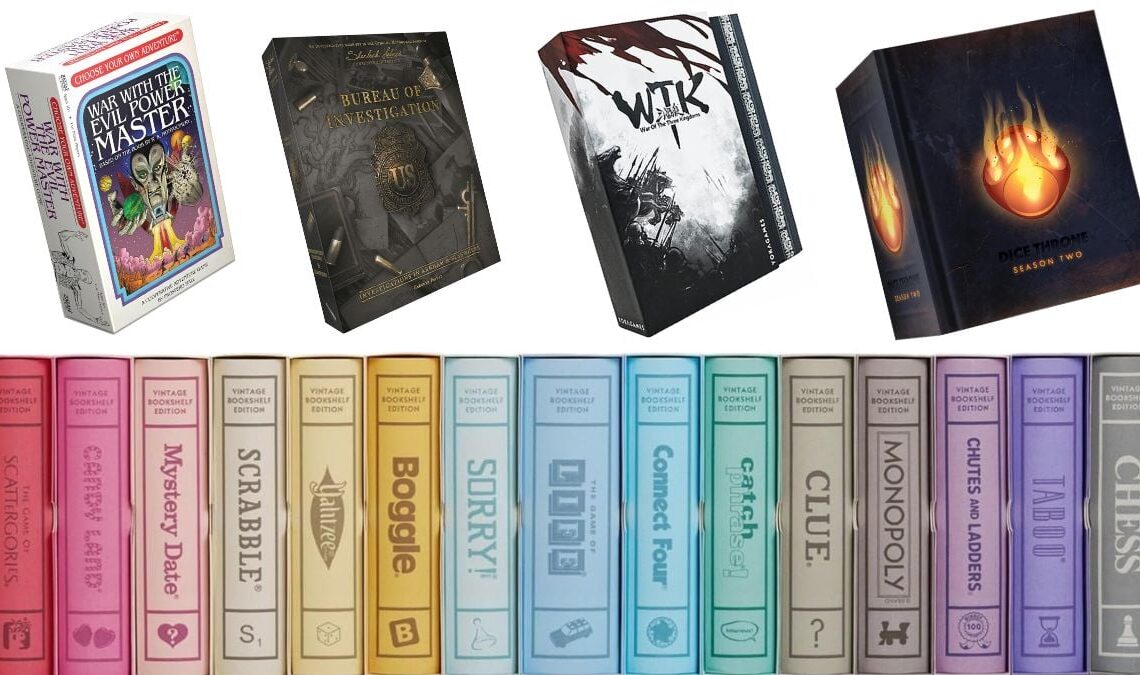 board games that look like books