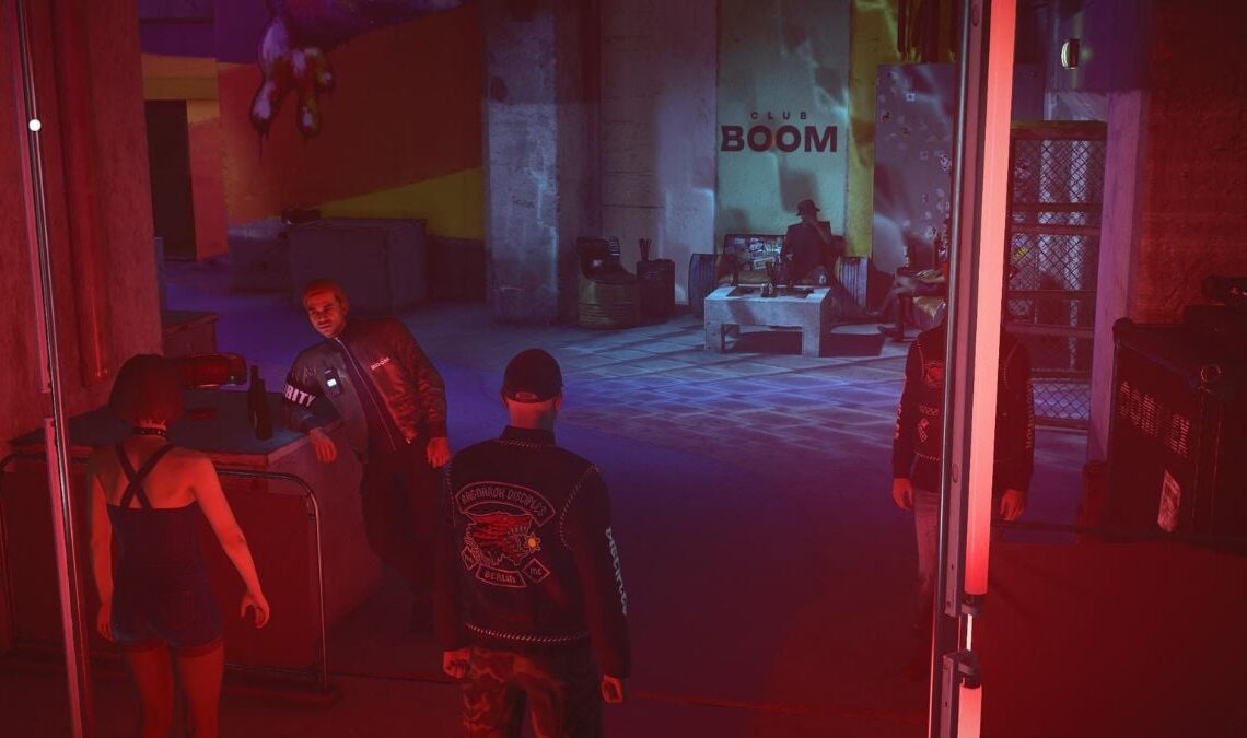 entering private bar in hitman world of assassination the base