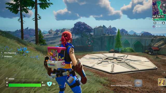 Kit de combat Iron Man de Fortnite