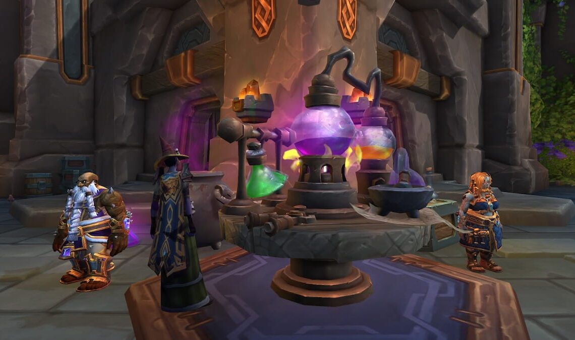 Profession Table in WoW: The War Within