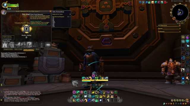 L'option de menu Grande valeur dans WoW: The War Within