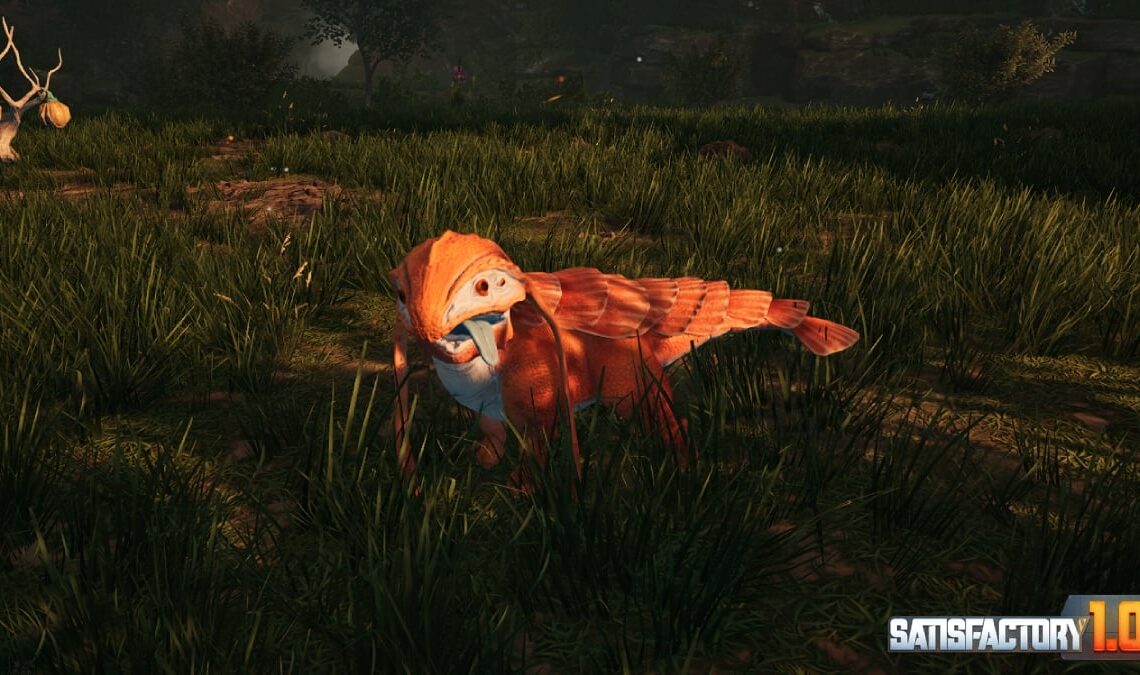 A Lizard Doggo in Satisfactory 1.0