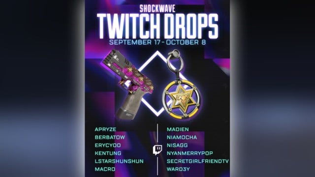 Tous les drops Twitch de l'événement Space Hunt