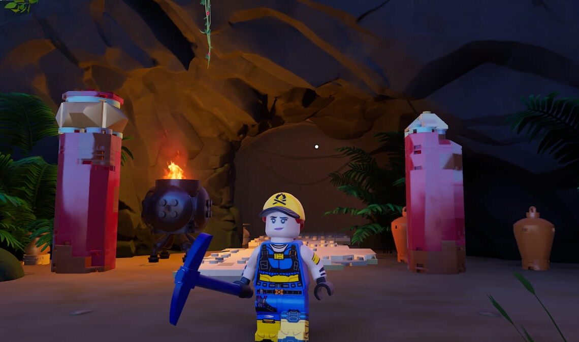 LEGO Fortnite Lost Isles cave