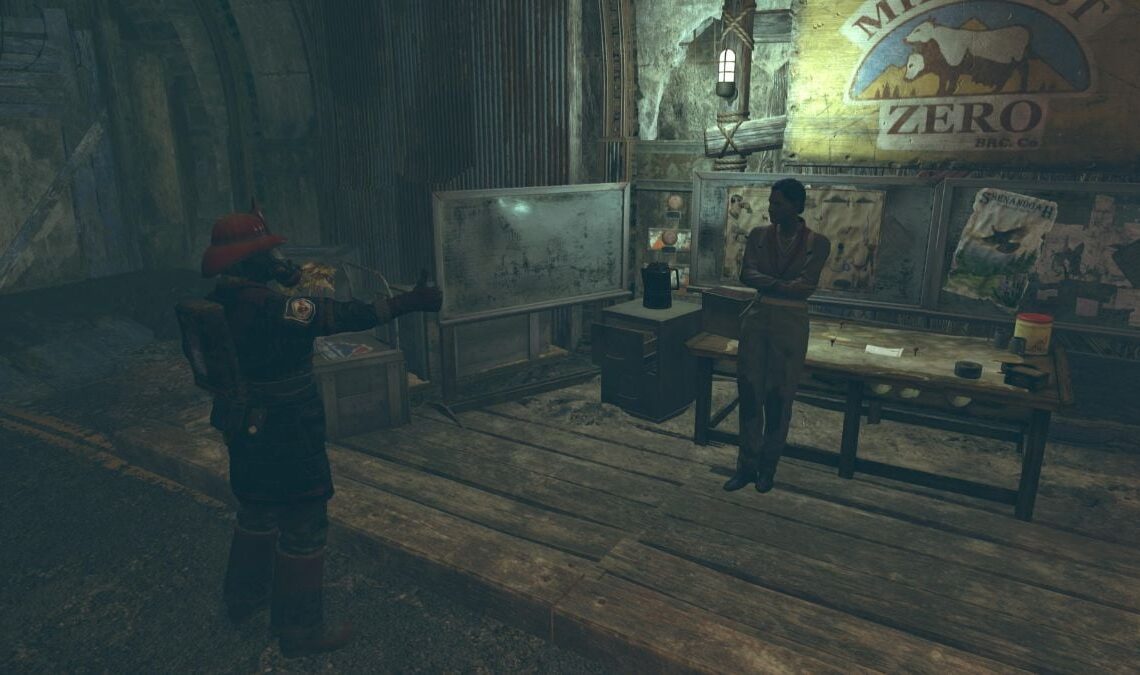 thumbs up to npc in fallout 76