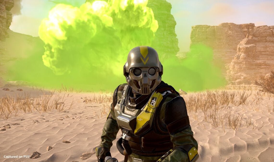 Chemical Agents armor in Helldivers 2