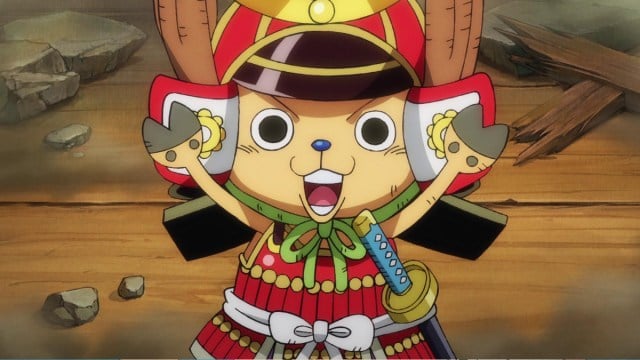 Chopper portant une armure de samouraï dans One Piece