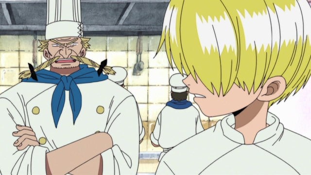 Les jeunes Sanji et Zeff dans One Piece