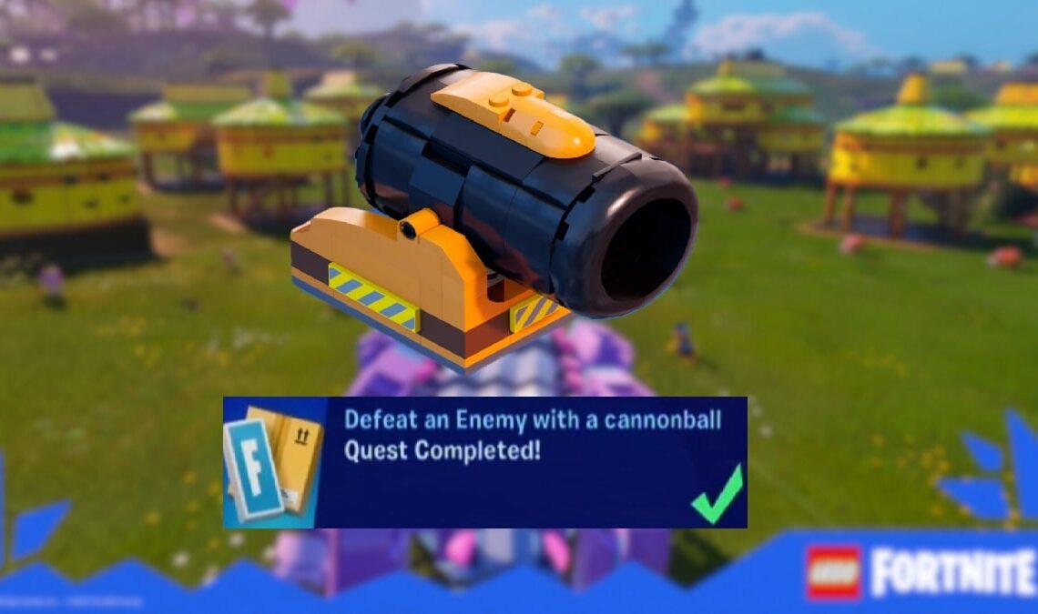 Cannon in LEGO Fortnite