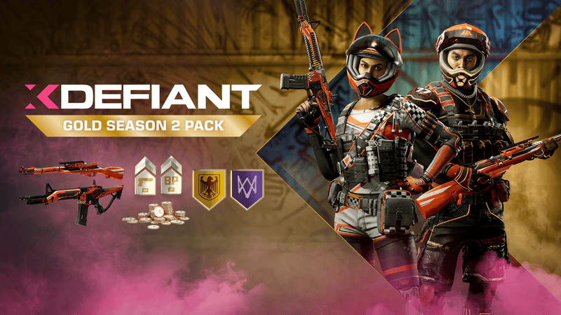 xdefiant gold season 2 pack contents and price