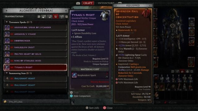 Diablo 4 Mythic Uniques