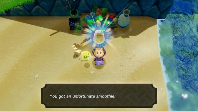 Le smoothie malheureux est vraiment facile à préparer dans Zelda : Echoes of Wisdom