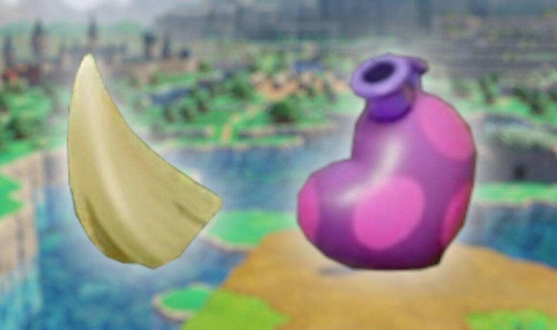 The two main ingredients for Potions in Zelda: Echoes of Wisdom