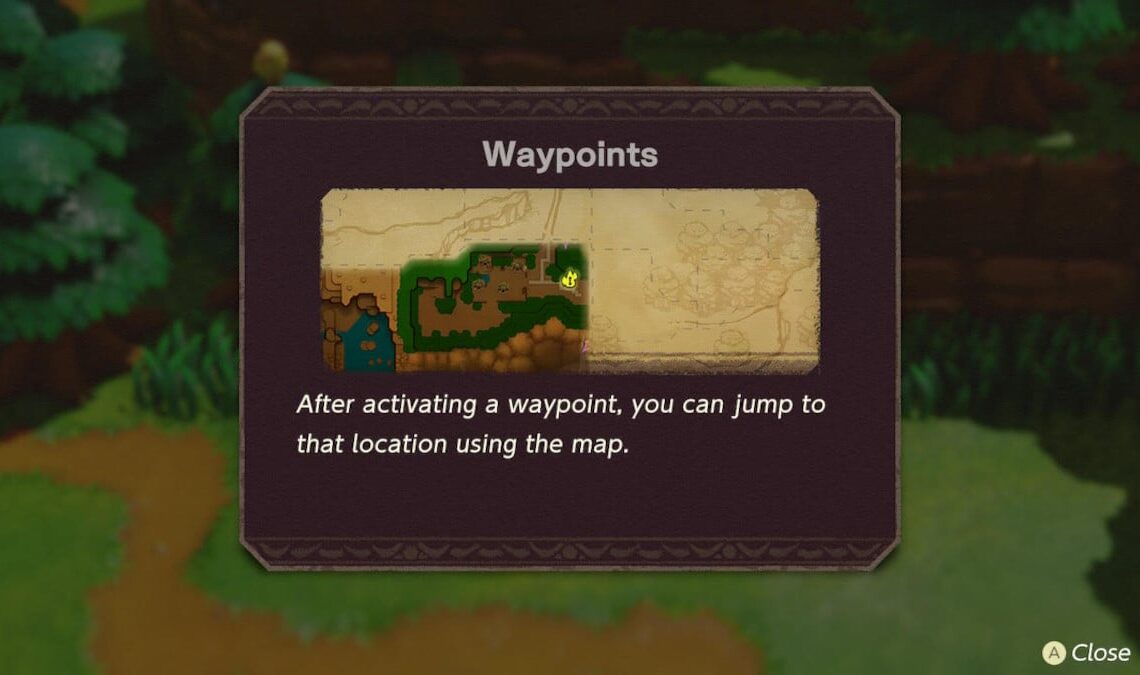 An explaintion of Echoes of Wisdom's Waypoint system.