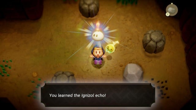 Zelda trouve l'écho d'Ignizol