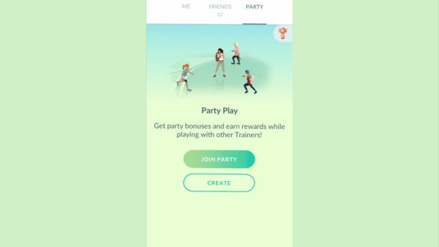 Partage de groupe dans Pokémon Go