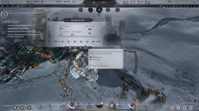 Agrandir un quartier résidentiel dans Frostpunk 2