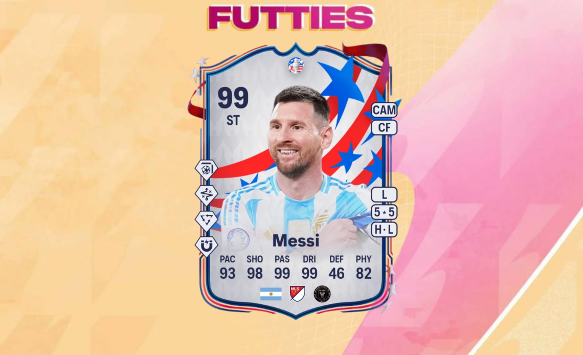 An image of Lionel Messi TOTT SBC in EA FC 24