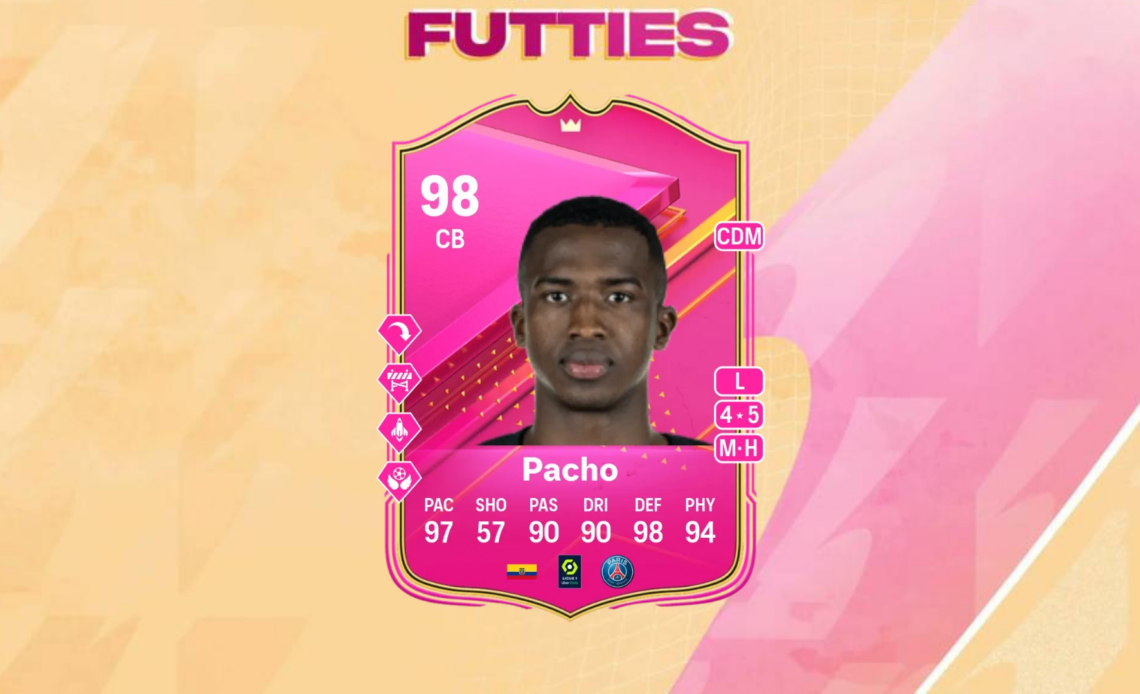 An image of Willian Pacho FUTTIES solutions in EA FC 24