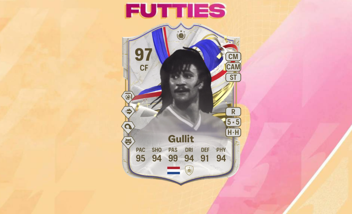 An image of Gullit GOTG Icon SBC solutions in EA FC 24