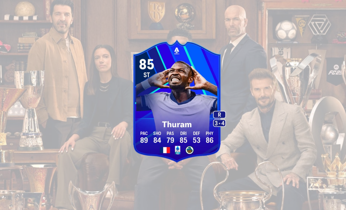 An image of Marcus Thuram Serie A POTM SBC solutions in EA FC 25