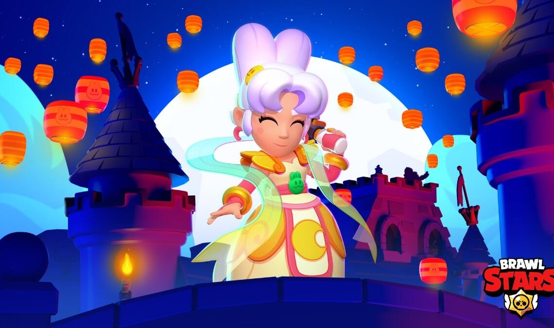 An image of Piper celebrating the Lunar Festival in Brawl Stars.