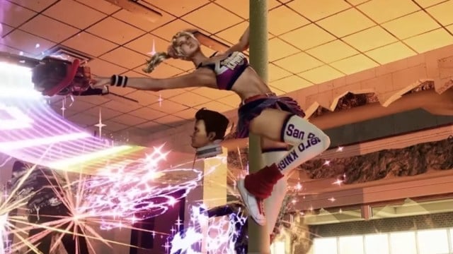 La tête de Juliet et Nick dans Lollipop Chainsaw RePop