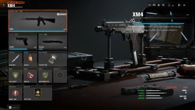 Avantages et équipements du XM4 Black Ops 6