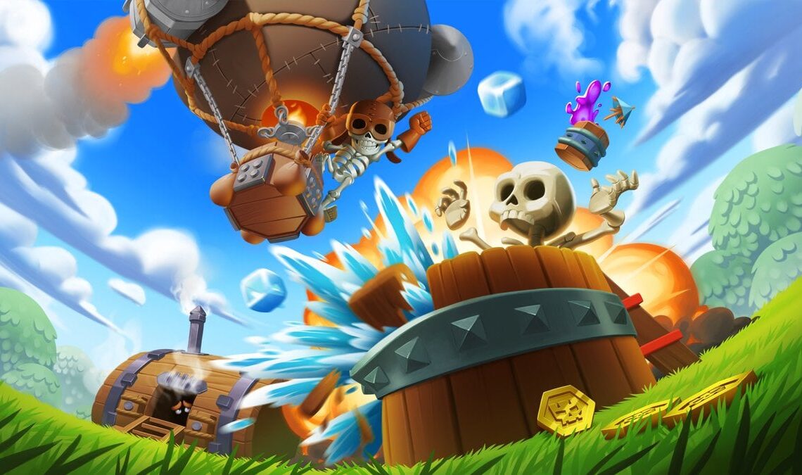 An official poster of Clash of Clans.