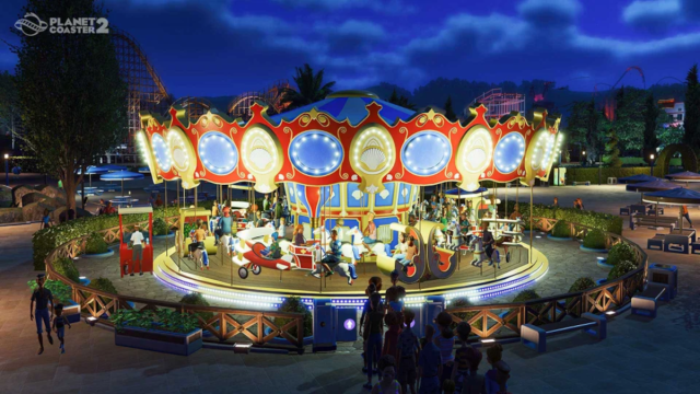 Le Grand Carrousel est inclus dans le pack Vintage Funfair Ride dans le cadre de l'édition Deluxe de Planet Coaster 2