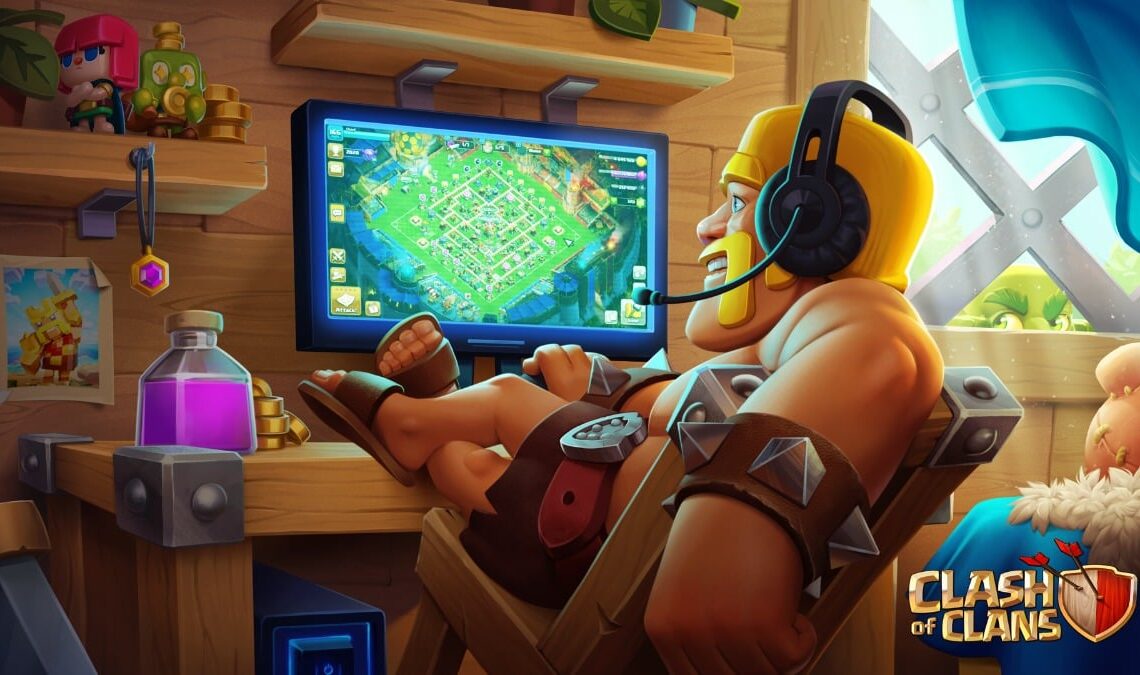 An image of a Barbarian in Clash of Clans.