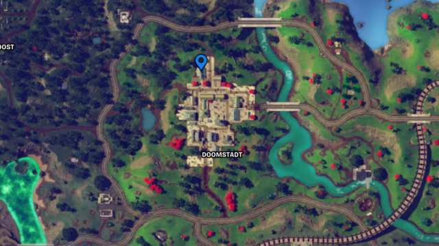 Emplacement de la carte Fortnite Stark Super Fan