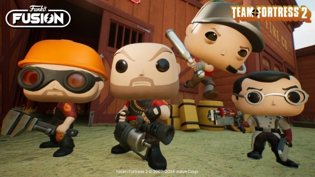 Personnages de Team Fortress 2 dans Funko Fusion