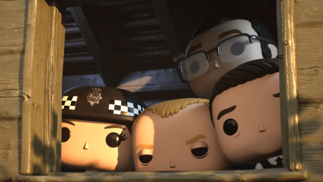 Personnages Hot Fuzz dans Funko Fusion