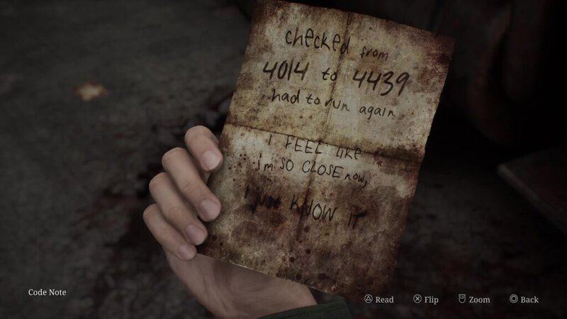 Silent Hill 2 remake code du clavier du grand marché